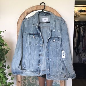 NWT Old Navy denim jacket size XL